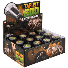 3.25" Tar Pit Goo With Smilodon Fossil 12ct - LLB Toys