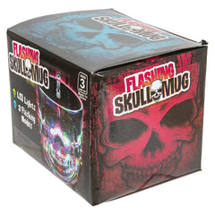 LIGHT-UP SKULL GLASS 4" 16 OZ LLB Light-up Toys
