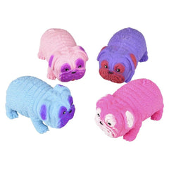 3.25" STRETCHY, SQUISH PUG LLB Squishy Toys