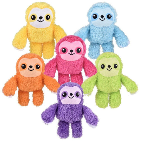 5" Plush Neon Sloth - LLB Toys
