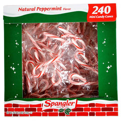 240 PC PEPPERMINT MINI CANDY CANES  Christmas - LLB Candy