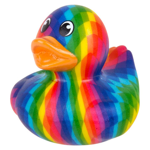 2" Rainbow Pixel Duckies - LLB Toys