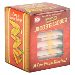 11.75" WOODEN JACOB'S LADDER - LLB Wood Toy - Kids