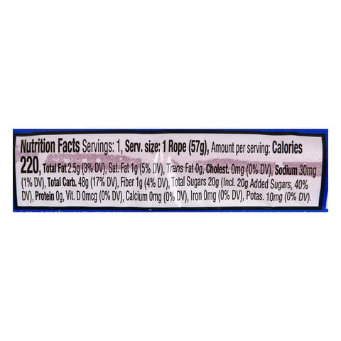 Red Vines Super Ropes Licorice Strap Packs 60ct