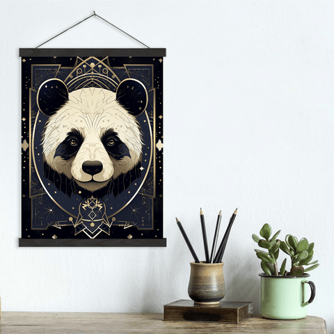 Mystical Panda Canvas Wall Art print