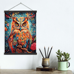 Fantasy Owl Canvas Wall Art print