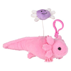 3.5" Mighty Quakes Axolotl Backpack Clip 12ct - LLB Toys
