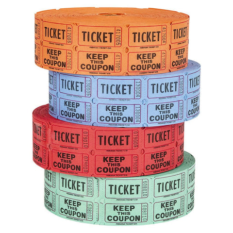 DOUBLE ROLL TICKET 2000/ROLL LLB kids toys