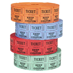 DOUBLE ROLL TICKET 2000/ROLL LLB kids toys