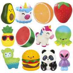 JUMBO SQUISH MIX 9"-12" (12PC/CASE) LLB Squishy Toys