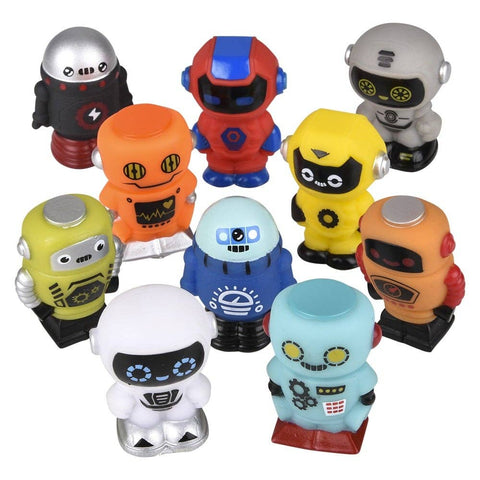 2.25" RUBBER ROBOT ASSORTMENT LLB kids toys