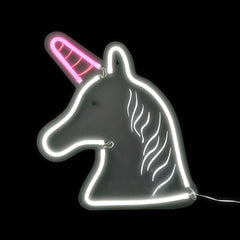 LED Neon Hanging Rope Lamp - Unicorn 15.5"  -  LLB Toys