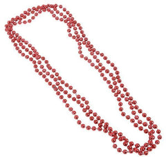 33" 7mm RED BEADS LLB kids toys