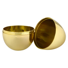 4" Metallic Gold Eggs 144ct - LLB Toys