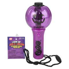 Jack O Lantern Light Up Wand Necklace 4.5" - LLB Toys