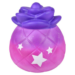 JUMBO SQUISH PINEAPPLE GALAXY MIX 10" LLB Squishy Toys
