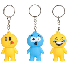 2.5" EMOTICON GUY KEYCHAIN LLB Keychain