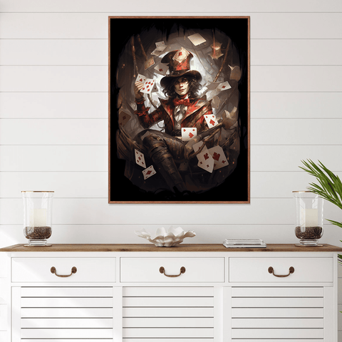Mystical Card Master Canvas Wall Art Print