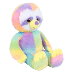 16" Tie Dye Sloth Plush Toy