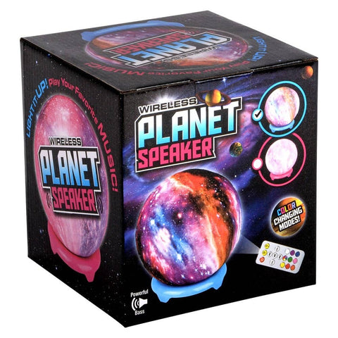 6" COLOR CHANGING PLANET WIRELESS SPEAKER LLB kids toys