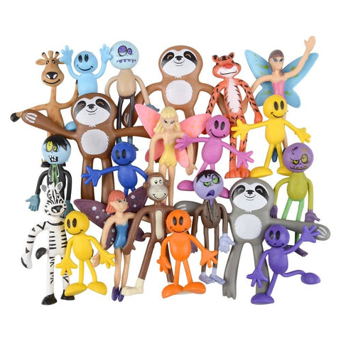 BENDABLE TOY ASSORTMENT 3-4" (100PCS/UNIT) LLB kids toys