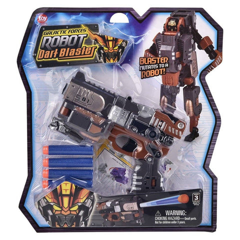 8" Robot Dart Blaster 6ct LLB kids toys