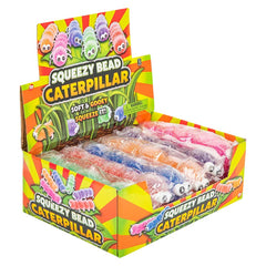 9" SQUEEZY BEAD CATERPILLAR LLB Squishy Toys