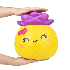 JUMBO SQUISH PINEAPPLE FLOWER MIX 10" LLB Squishy Toys