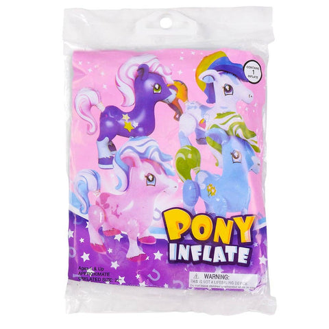 27" COLORFUL PONY INFLATES LLB Inflatable Toy