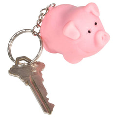 2" POOPING PIG KEYCHAIN LLB Keychain