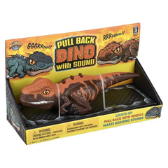 Dinosaur Pull Back With Sound 6" - LLB Toys