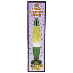 13" METALLIC BLUE GLITTER LAMP LLB kids toys