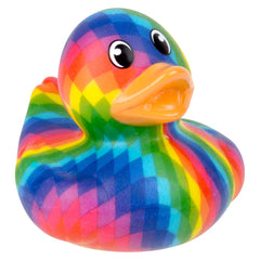 2" Rainbow Pixel Duckies Novelty Toy - LLB Toys
