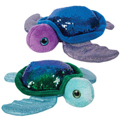 10" SEQUINIMALS TURTLE LLB Plush Toys