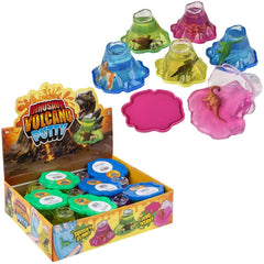 4" Volcano Dinosaur Putty 12ct - LLB Toys
