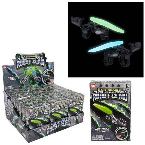 4" Glow In Dark Robot Claws - LLB Toys