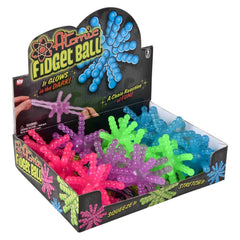 3.5" Glow In Dark Atomic Ball 12ct - LLB Toys
