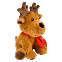 10" Festive Reindeer Plush - LLB Toys