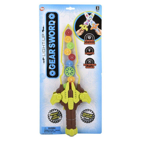 16" LIGHT-UP GEAR SWORD LLB Light-up Toys