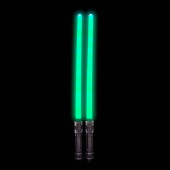 51.5" Super Bright Green Light-Up Double Sword - LLB Toys