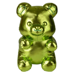 16" Metallic Green Yummy Bear Pillow - LLB Toys