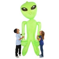 8' Jumbo Green Alien Inflate - LLB Toys