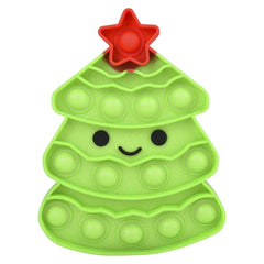 CHRISTMAS TREE GLITTER BUBBLE POPPERS LLB Fidget Toys