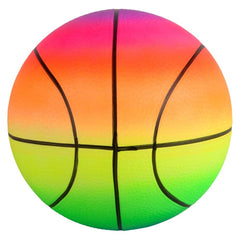 Neon Rainbow Sports Ball (2 Asst.) 8.5"  -  LLB Toys