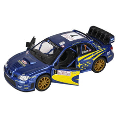 5" Diecast Pull Back Subaru Impreza Wrc 2007 LLB kids toys