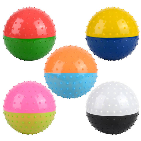 10" Bicolor Knobby Playground Ball 60ct - LLB Toys