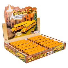 7" DIE-CAST PULL BACK SCHOOL BUS LLB Car Toys