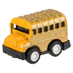 1.75" DIE-CAST PULL BACK PULL BACK MINI ZOO BUS LLB Car Toys