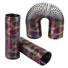 6" SUPER LONG METALLIC RAINBOW COIL SPRING LLB kids toys
