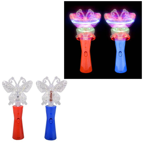 10" LIGHT-UP BUTTERFLY MAGIC WAND LLB Light-up Toys